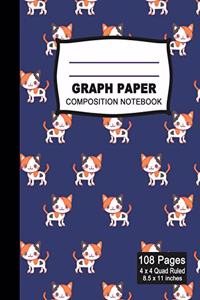 Graph Paper Composition Notebook