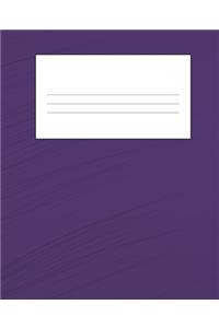 Purple Composition Notebook
