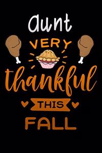Aunt very thankful this fall