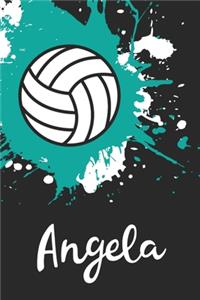 Angela Volleyball Notebook