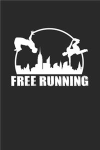 Free running: 6x9 Parkour - blank with numbers paper - notebook - notes