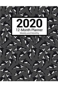 2020 12-Month Planner Weekly and Monthly