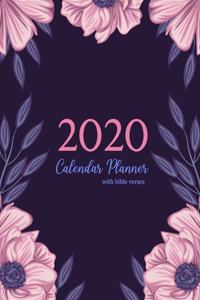 2020 Calendar Planner with Bible Verses