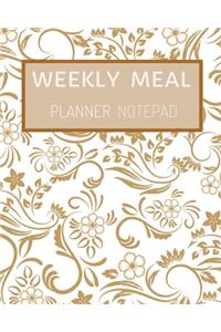 weekly meal planner notepad
