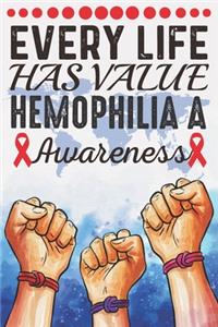 Every Life Has Value Hemophilia A Awareness