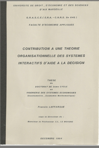 Information, Décision & Organisation: Un paradigme de référence