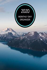 2020 Monthly Day Organizer