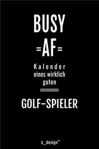 Kalender für Golf-Spieler