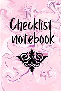 Checklist Notebook
