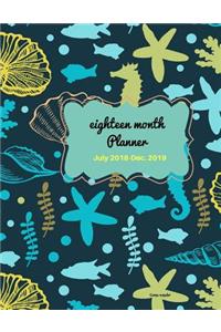 Eighteen Month Planner Ocean Wonder