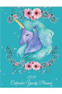 2019 Calendar Yearly Planner