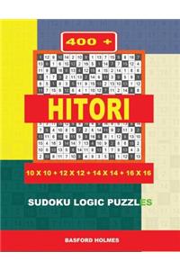 400 Hitori 10x10 + 12x12 + 14x14 + 16x16