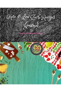 Keto & Low Carb Recipes Journal