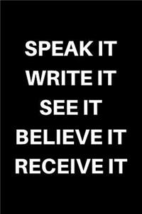 Speak It