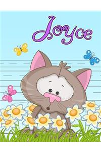 Joyce: Personalized Primary Writing Tablet for Kids, 65 Sheets of Practice Paper with 1 Ruling Designed for Kids in Preschool, Kindergarten, or First Grade