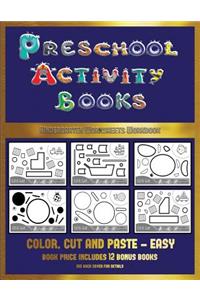 Kindergarten Worksheets (Preschool Activity Books - Easy)