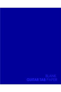 Blank Guitar Tab Paper