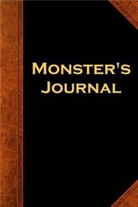 Monster's Journal Vintage Style