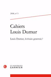 Cahiers Louis Dumur