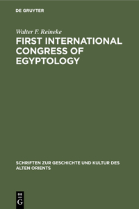 First International Congress of Egyptology