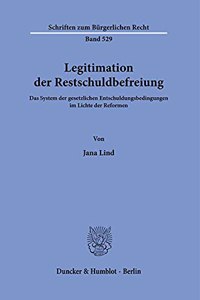 Legitimation Der Restschuldbefreiung