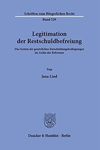 Legitimation Der Restschuldbefreiung