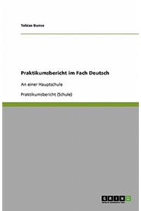 Praktikumsbericht im Fach Deutsch