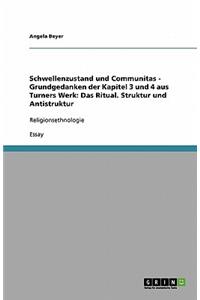 Schwellenzustand und Communitas - Grundgedanken der Kapitel 3 und 4 aus Turners Werk