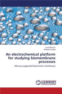electrochemical platform for studying biomembrane processes