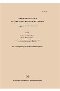 Die Leistungsfähigkeit Von Kreisverkehrsplätzen