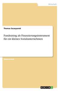 Fundraising als Finanzierungsinstrument für ein kleines Sozialunternehmen