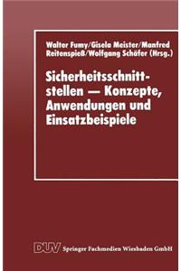 Sicherheitsschnittstellen - Konzepte, Anwendungen Und Einsatzbeispiele