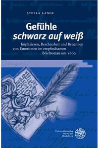 Gefuhle 'schwarz Auf Weiss'