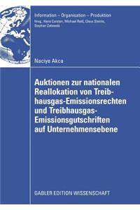 Auktionen zur nationalen Reallokation von Treibhausgas-Emissionsrechten und Treibhausgas-Emissionsgutschriften auf Unternehmensebene