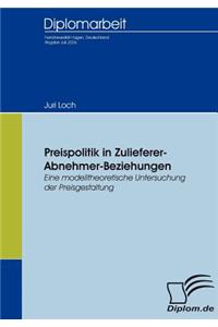 Preispolitik in Zulieferer-Abnehmer-Beziehungen