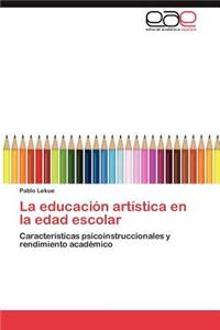 educación artística en la edad escolar