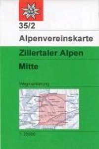 DAV Alpenvereinskarte 35/2 Zillertaler A