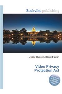 Video Privacy Protection ACT