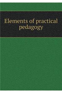 Elements of practical pedagogy