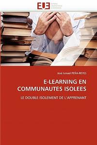 E-Learning En Communautes Isolees