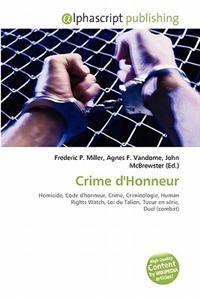 Crime D'Honneur