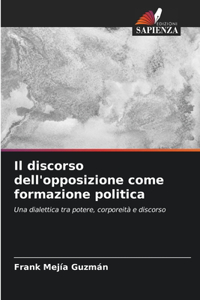 discorso dell'opposizione come formazione politica