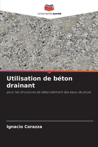 Utilisation de béton drainant