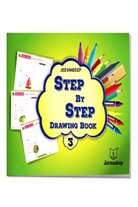 Jeevandeep Step by Step Drawing Book - 3. 5-7 years