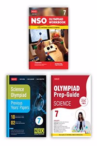 MTG National Science Olympiad (NSO) Workbook, Prep-Guide & Previous Years Papers with Self Test Paper Class 7 - SOF Olympiad Books For 2023-24 Exam (Set of 3 Books)