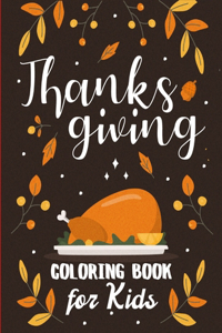 Thanksgiving Coloring Book for Kids