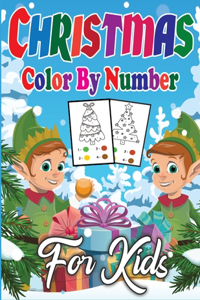 Christmas Color By Number For Kids