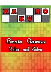 Kakuro Brain Games Relax and Solve