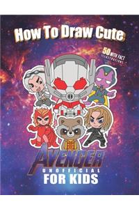 How to Draw Cute Avenger Unofficial for Kids