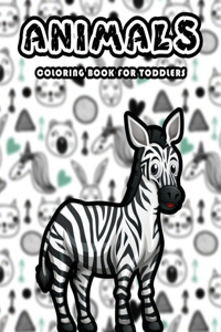 Animals coloring book for toddlers